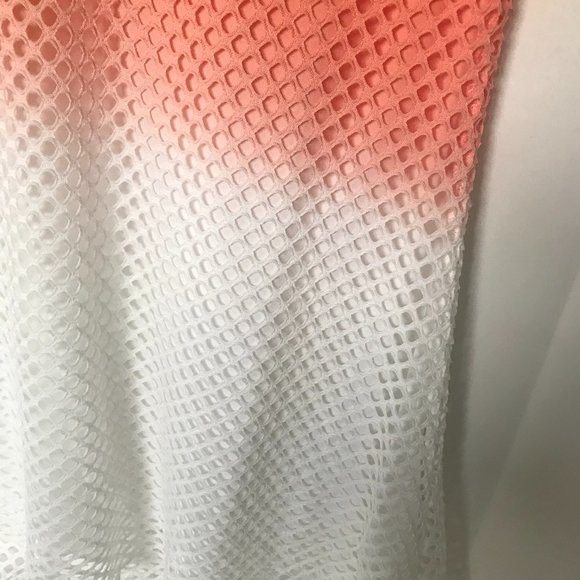 C. Oliver lined A line top size M melon & white - Picture 4 of 9